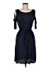 Connected Apparel Blue Casual Dress Size 8 - photo 1