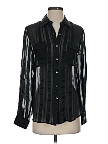 Le Superbe Long Sleeve Silk Top (view 1)