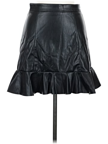 Divided by H&M Faux Leather Skirt (view 1)
