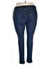 Ellos Solid Blue Jeans Size 20 - photo 2