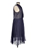 H&M 100% Polyester Polka Dots Blue Casual Dress Size 10 - photo 4