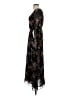 MNG 100% Polyester Floral Black Cocktail Dress Size 4 - photo 5
