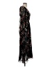 MNG 100% Polyester Floral Black Cocktail Dress Size 4 - photo 4
