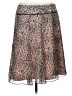 Axcess 100% Polyester Animal Print Brown Casual Skirt Size 12 - photo 1