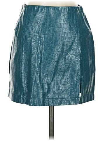 Glam Faux Leather Skirt (view 1)