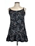 Decree 100% Rayon Stars Black Casual Dress Size L - photo 1