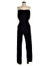 Zoa 100% Polyester Solid Black Jumpsuit Size M - photo 1