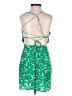 billy j 100% Polyester Floral Green Cocktail Dress Size 6 - photo 2