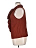 MNG Brown Sleeveless Blouse Size 10 - photo 5