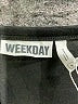 Weekday Solid Black Casual Dress Size M - photo 7