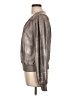 Current Air 100% Polyester Metallic Silver Long Sleeve Blouse Size L - photo 5