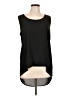 Pleione 100% Polyester Black Sleeveless Blouse Size L - photo 1
