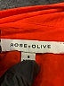 Rose + Olive 100% Polyester Orange Short Sleeve Blouse Size S - photo 7