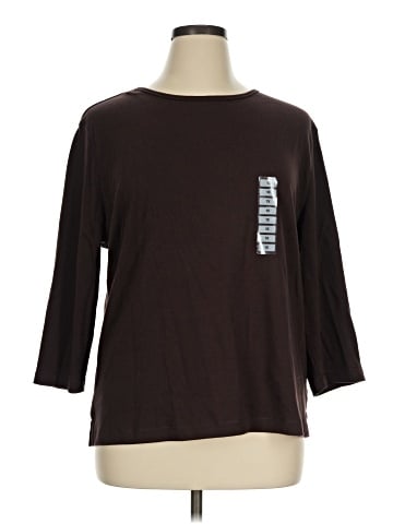 Karen Scott 3/4 Sleeve T-Shirt (view 1)