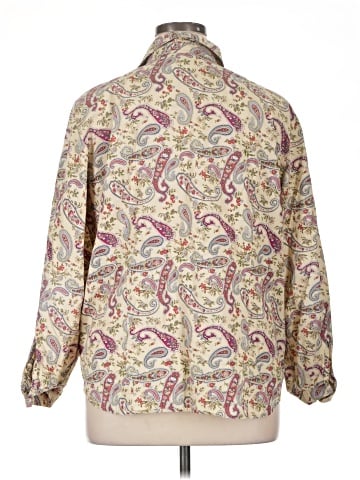 Elisabeth by Liz Claiborne Long Sleeve Button-Down Shirt (view 2)