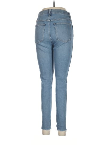 Madewell 10" High-Rise Skinny Jeans in Ainsworth Wash: Raw-Hem Edition (view 2)