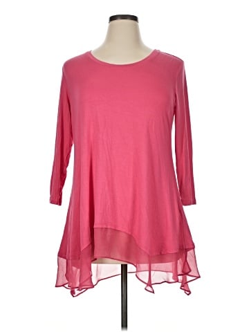 LOGO by Lori Goldstein Long Sleeve Top (view 1)