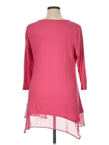 LOGO by Lori Goldstein Long Sleeve Top (view 2)