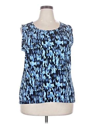 Just My Size Sleeveless Blouse (view 1)