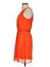 BCX 100% Polyester Solid Orange Casual Dress Size XS - photo 5