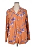 Carolyn Strauss Orange 3/4 Sleeve Blouse Size 1X - photo 1