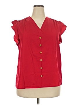 Emery Rose Short Sleeve Blouse