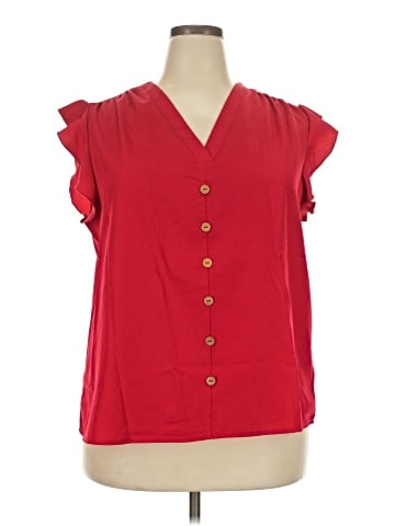 Emery Rose Short Sleeve Blouse (view 1)