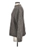 Gap Metallic Solid Chevron-herringbone Brown Gray Turtleneck Sweater Size XS - photo 5