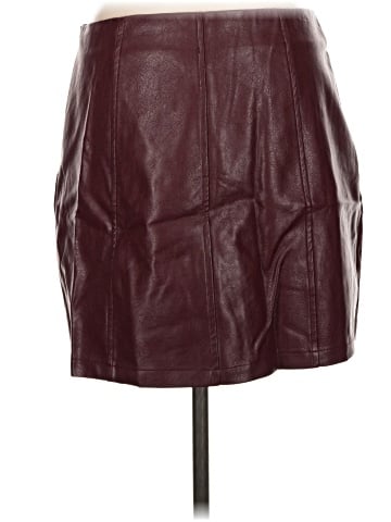 Brave Soul Faux Leather Skirt (view 2)