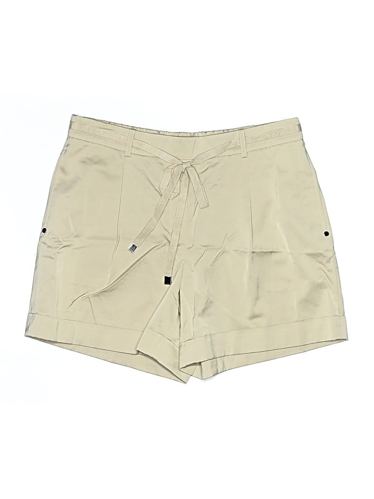 Lafayette 148 Khaki Shorts In Tan