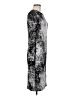 Zara Graphic Silver Cocktail Dress Size M - photo 4