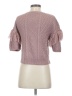 BB Dakota 100% Acrylic Chevron-herringbone Solid Pink Pullover Sweater Size S - photo 2