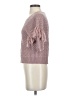 BB Dakota 100% Acrylic Chevron-herringbone Solid Pink Pullover Sweater Size S - photo 5