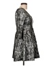 One Clothing Metallic Silver Cocktail Dress Size L - photo 4