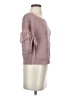 BB Dakota 100% Acrylic Chevron-herringbone Solid Pink Pullover Sweater Size S - photo 4