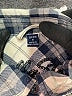 Vanilla Star 100% Cotton Plaid Blue Long Sleeve Button-Down Shirt Size M - photo 7