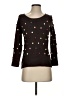 Peck & Peck 100% Cotton Polka Dots Brown Pullover Sweater Size S - photo 1