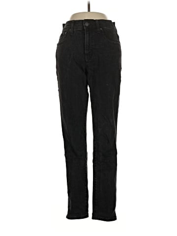 Madewell The Mid-Rise Perfect Vintage Jeans in Clean Black Wash (view 1)