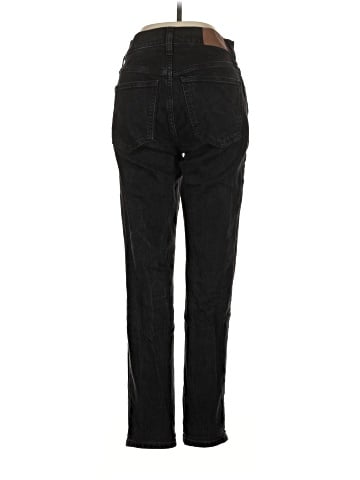 Madewell The Mid-Rise Perfect Vintage Jeans in Clean Black Wash (view 2)