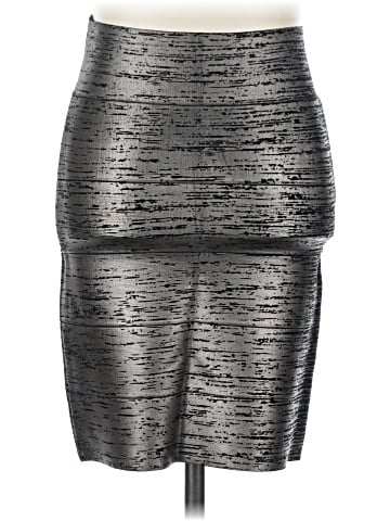BCBGMAXAZRIA Faux Leather Skirt (view 1)