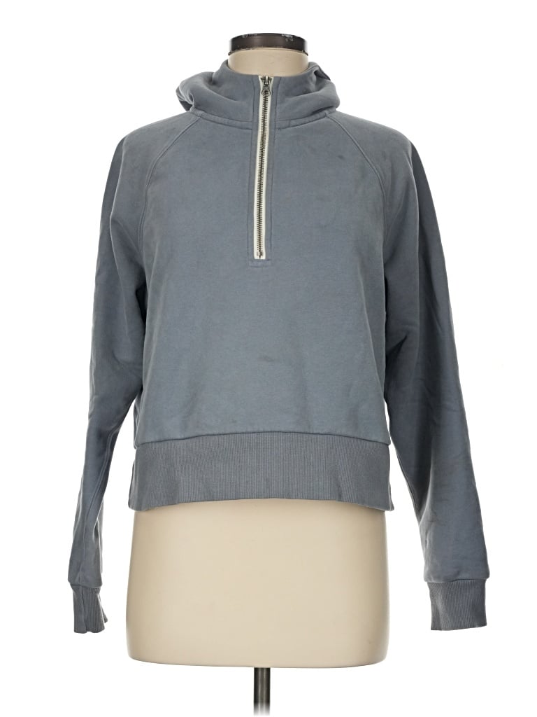 Pre-owned Vuori Pullover Hoodie In Gray