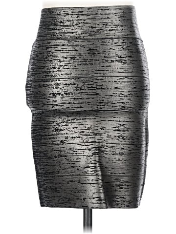 BCBGMAXAZRIA Faux Leather Skirt (view 2)