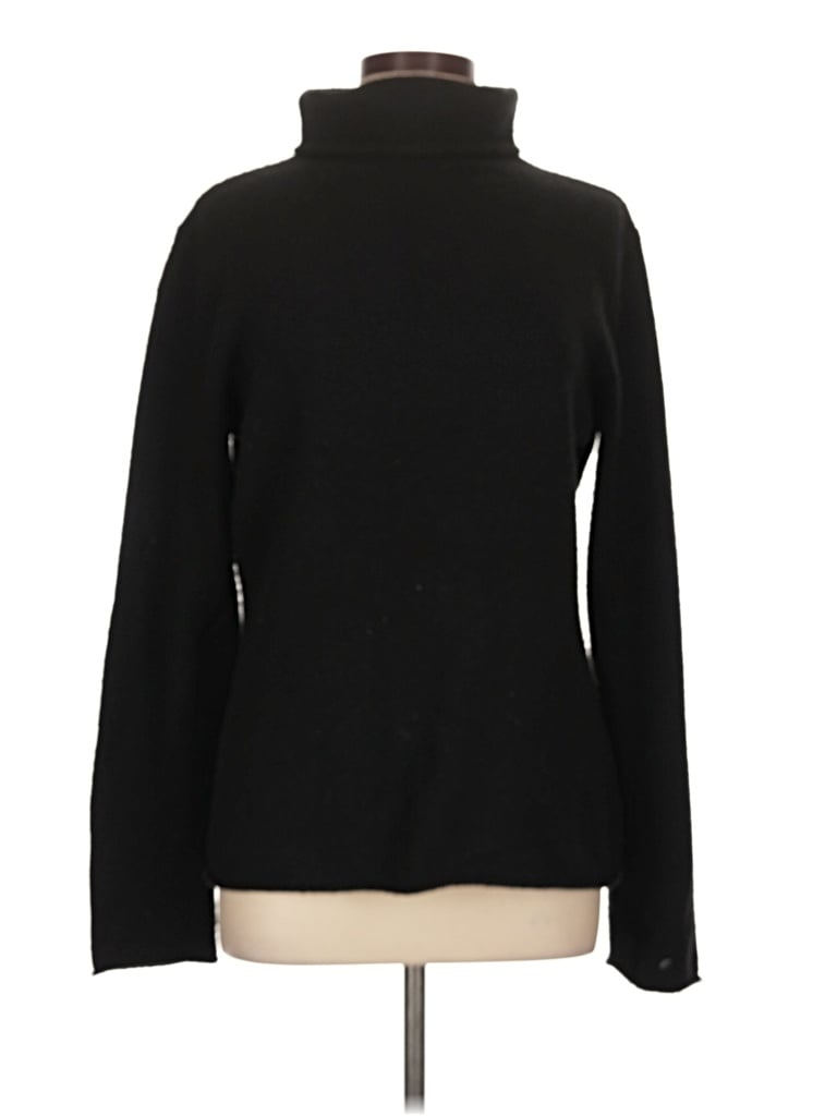 Pre-owned Daisy Fuentes Turtleneck Sweater In Black