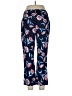 Lands' End Print Blue Casual Pants Size 10 - photo 2