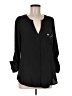6 Degrees 100% Polyester Black Long Sleeve Blouse Size M - photo 1