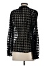 Zara Houndstooth Black Long Sleeve Blouse Size S - photo 2