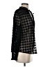 Zara Houndstooth Black Long Sleeve Blouse Size S - photo 4