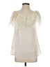Gold Hawk Ivory Sleeveless Blouse Size S - photo 1