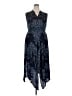 BILA 100% Rayon Paisley Blue Cocktail Dress Size XXL - photo 1