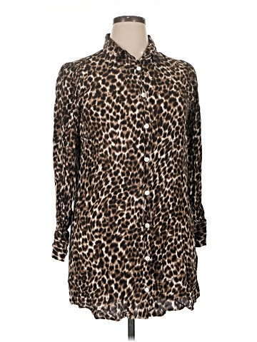 Karen Kane Long Sleeve Blouse (view 1)
